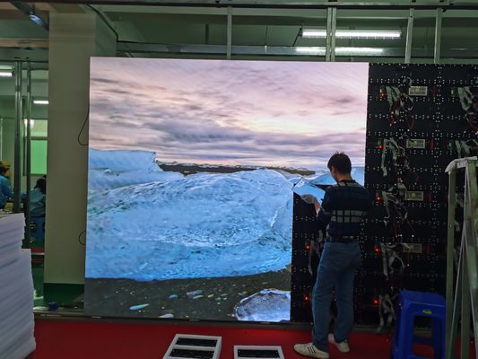 P1.538 Curved Led Video Wall RGB Indoor Full Color Led Display 3840Hz
