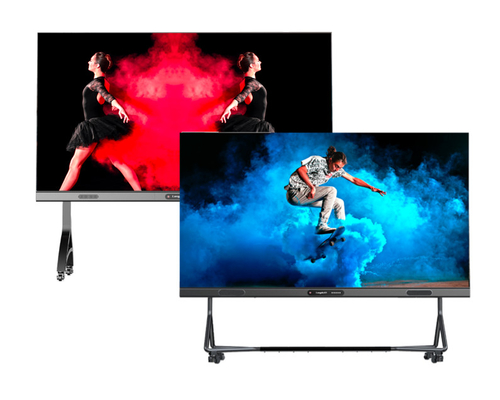 Dinding Layar Led Konferensi Ultra Tipis 108in 216in 22.5mm Kabinet