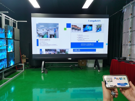 P1.56 FCC Smart Led Tampilan Layar Ruang Rapat 300 Sampai 500nit