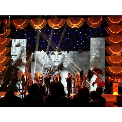 Layar Led Konser Kecerahan Tinggi Besar 500 * 500mm 65410 Piksel 1/16 Pemindaian