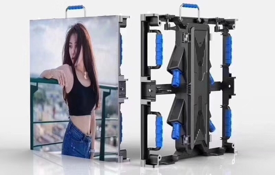SMD2121 Led Display Cabinet Panel Video Layar Luar Ruangan 65410dots / Sqm