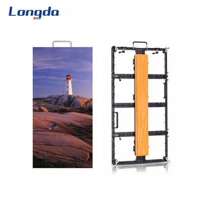 Layar LED Penyewaan Luar Ruangan Tahan Air Penuh Warna 6500K 1/ 16 Pindai 128 X 256 3840hz