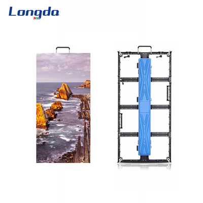 180W/ M2 Penyewaan Kecerahan Tinggi Tampilan LED Layar LED 1R1G1B Die Casting Alu