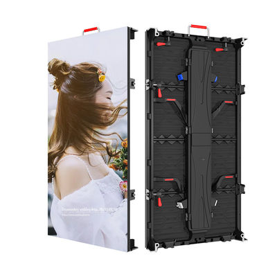 Aluminium LED Display Cabinet yang tahan lama P4.81 1000mmx500mm