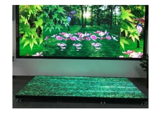 P6.25 Lantai Dansa Interaktif Led Display 720Hz Antiwear Untuk Toko Ritel
