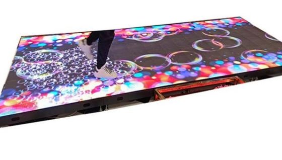 Layar LED Lantai Dansa Interaktif P3.91 3840Hz Tahan Aus Untuk Toko Ritel