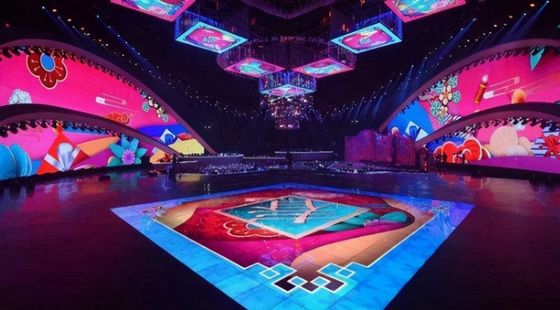 P6.25 Sewa Lantai Dansa Disco Portabel ROHS Definisi Tinggi