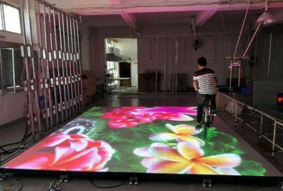 Ringan, tahan lama ODM P4.81 Led Screen Lampu Lantai Tari untuk Acara