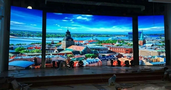 1200Hz P3.91 Sewa Dalam Ruangan Led Tampilan Panggung Layar Latar Belakang Rental IC 2038s