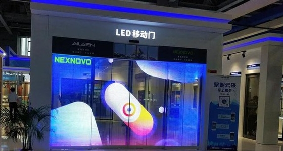 Layar Tampilan Jendela Led Gedung Longda 32873 Dots / M2 3840Hz