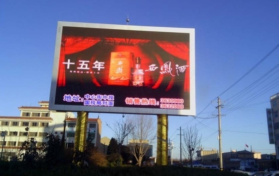 5500cd / M2 Curved Led Panel Waterproof P5 Outdoor Led Display Screen ROHS Tahan Lama