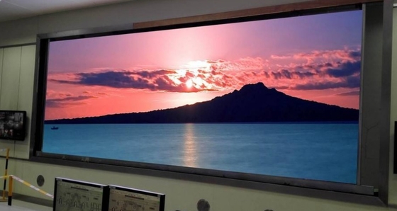 512*512mm 1100cd Led Display Cabinets P4mm Bingkai Dinding Digital Besar