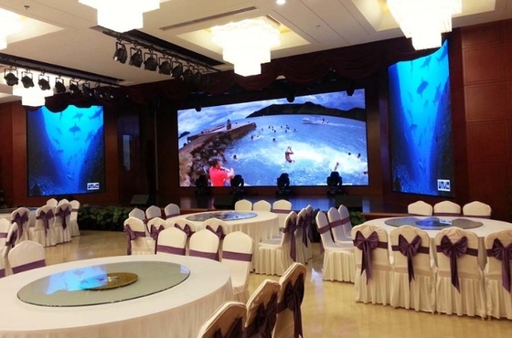 Gereja Indoor Full Color Led Display Video Wall Rental SMD2121 W64×H64 Dots