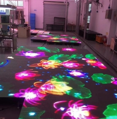 LONGDA P5.95 Panel Lantai Dansa Led Display Module SMD1921 Untuk Ruang Pameran