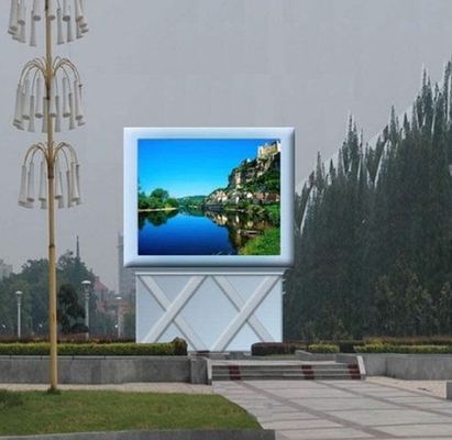 281 Triliun Modul Layar Led Billboard Elektronik AC110 P10 RGB Aluminium Cabinet