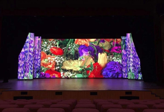 Full Color 64 X 64 Soft Curved Led Menampilkan Layar Sistem Kontrol Mooncell Kystar