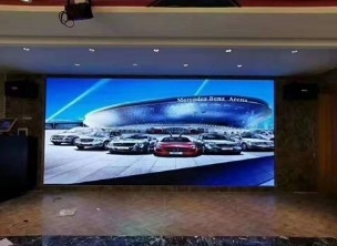 16.7 Triliun Tampilan LED Penuh Warna Dalam Ruangan P5 RGB Led Panels 1R1G1B 1/16 scan