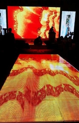 Full Color 1/10 Scan LED Dance Floor Display W40*H40dots 25600 Dots/ M2