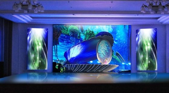 Layar Panggung LED 65536 titik/meter persegi Gantung Layar SMD RGB 3IN1