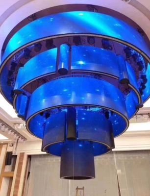 Panel Tampilan Matriks Modul Fleksibel LED 3840Hz ISO14001 Instalasi Hisap Magnetik