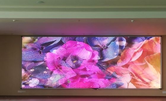 Pusat Perbelanjaan Kecil Pixel LED Display Wall Mounted 300W/ M2 32 X 16 ROHS CCC