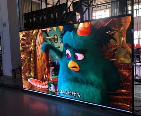 Pusat Perbelanjaan Kecil Pixel LED Display Wall Mounted 300W/ M2 32 X 16 ROHS CCC