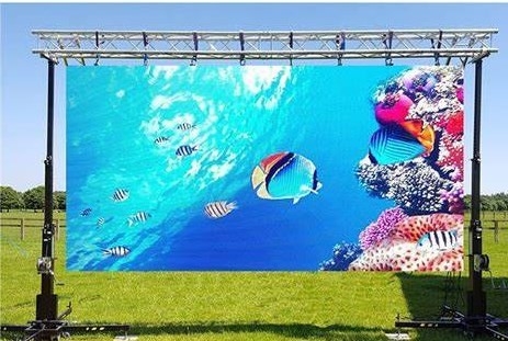 SMD2121 Indoor Large Led Screen Wedding Stage Display 196V Sampai 264V