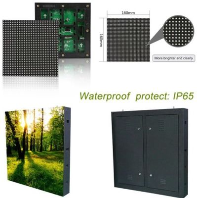 Menghemat energi, Tingkat refresh yang tinggi LED Video Wall Outdoor Kecerahan 3000-12000nits IP65 LED Display