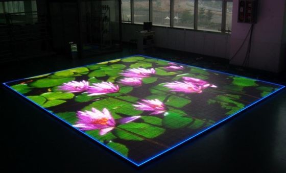 DMX Control, Durability LED Screen Floor Tiles Indoor / Outdoor Bahan paduan aluminium kelas tinggi