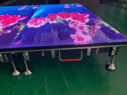 Layar ubin lantai LED, Layar ubin lantai LED interaktif