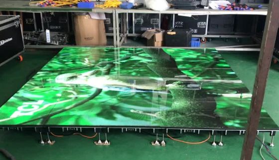 Layar ubin lantai LED, Layar ubin lantai LED interaktif