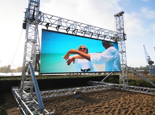 IP65 SMD P6.67 Outdoor Led Screen Module Untuk Kolom Animasi