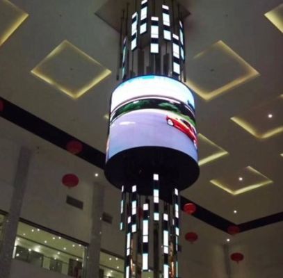 SMD2121 256 × 128mm LED Modul Fleksibel P4 Tampilan Iklan Tahan Lama Dalam Ruangan