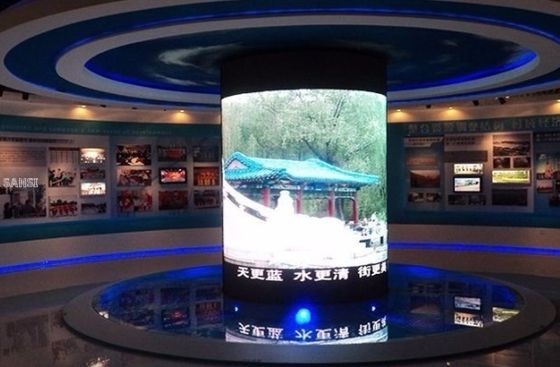 SMD2121 256 × 128mm LED Modul Fleksibel P4 Tampilan Iklan Tahan Lama Dalam Ruangan