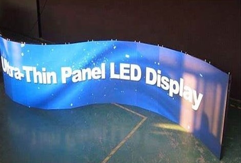 Tampilan Tirai Modul Fleksibel Led Komersial FPC 200W / M2 1/ 64s