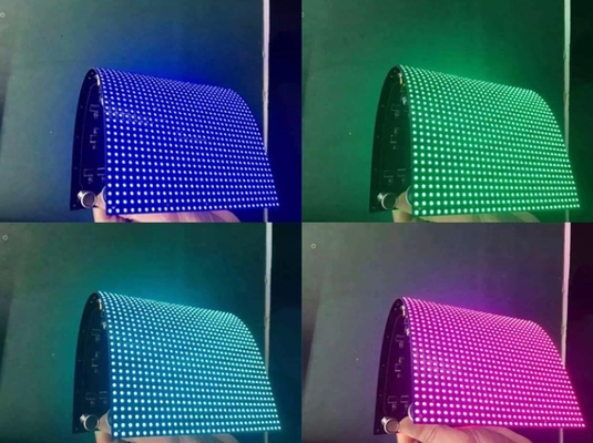 Panel Led Fleksibel Longda Untuk Modul Dinding Video 1920Hz 64x32 Dots