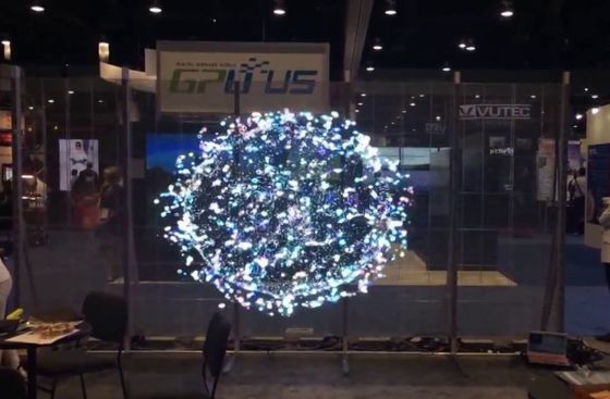 Longda 3840Hz Refresh Rate 5000cd/m2 Kecerahan Komposisi LED 1R1G1B Layar LED Kaca Transparan untuk Penyewaan atau Pemasangan Tetap