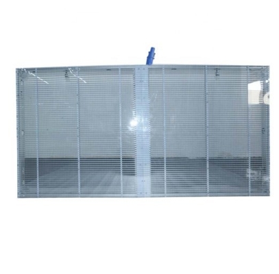 P3.91mm 1R1G1B Kaca Transparan Led Screen HD Led Mesh Video Wall ISO9001