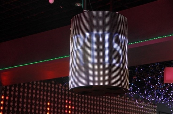 P4 RGB IP43 Modul LED Fleksibel Penuh Warna 700cd / M2 Anti Distorsi