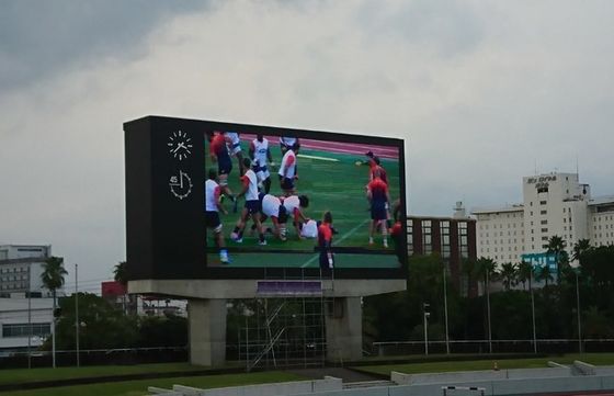Dinding Video LED Luar Ruangan P3.91 Untuk Papan Reklame Digital Iklan Seri 500*1000mm Luar Ruangan
