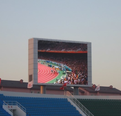 ODM P4 Outdoor Led Video Walls ISO14001 1R1G1B Iklan Led Billboard