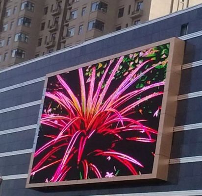 LONGDA Outdoor LED Video Walls Tanda Panel Tetap ODM CRT Sinkronisasi