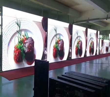 P1.875 Small Pixel Pitch Led Display Ultra-tipis 600*337.5mm Cabinet Untuk Animasi