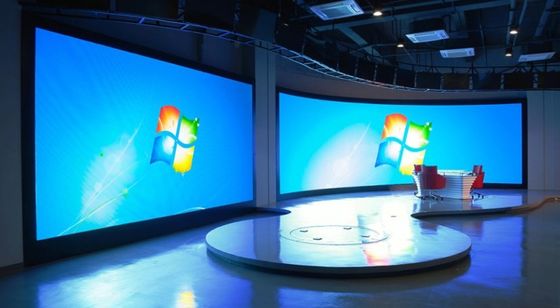 P1.875 Small Pixel Pitch Led Display Ultra-tipis 600*337.5mm Cabinet Untuk Animasi
