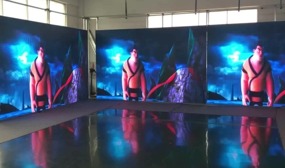 P3 1/20 memindai 900cd/ M2 Dinding Video LED Luar Ruangan Besar Menampilkan Layar Plexiglass