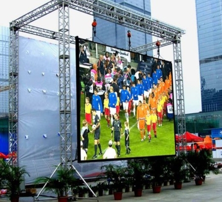 Outdoor Video Rental LED Display Wall Panel 3mm Untuk Pusat Perbelanjaan