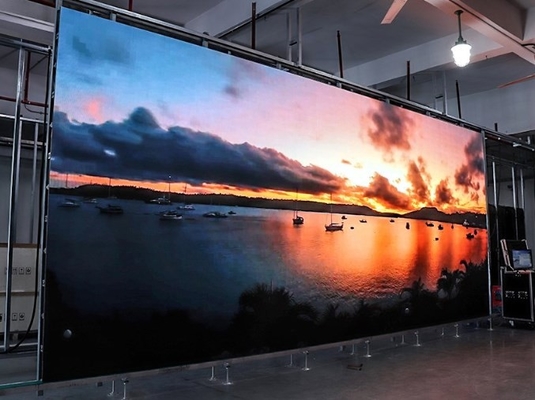 Pixel Kecil P2.5 Indoor LED Display Layar Video LED Penuh Warna Sudut Pandang Lebar