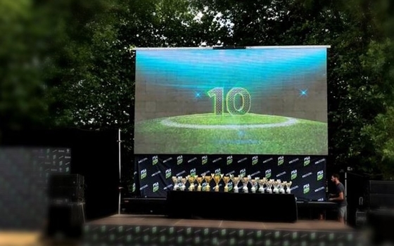 500x500mm 1000nits Modular Led Display Panels Pernikahan Led Screen Rental