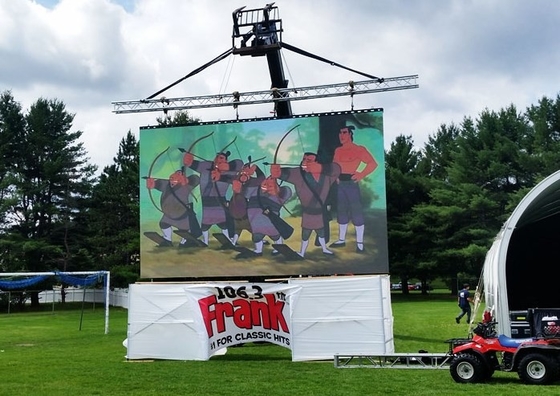 500x500mm 1000nits Modular Led Display Panels Pernikahan Led Screen Rental