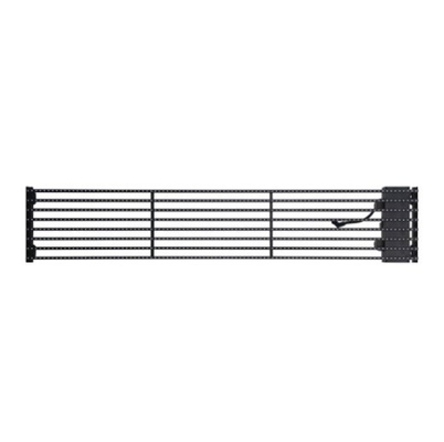 Layar LED Kaca Transparan Tertanam HD 7.8mm Periklanan Bangunan